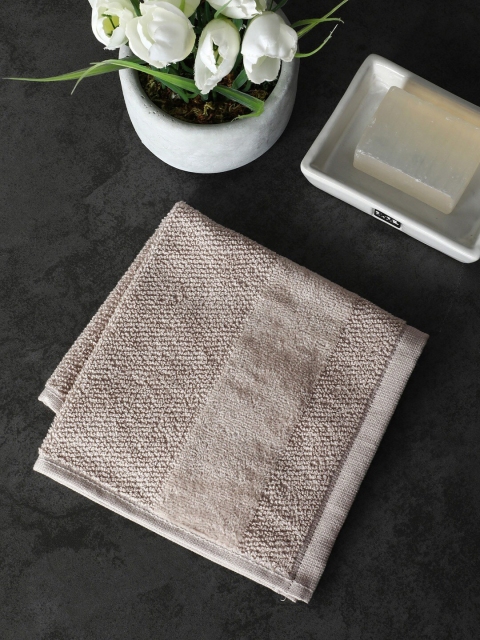 

Pure Home and Living Set Of 8 Beige 550GSM Hand Towels