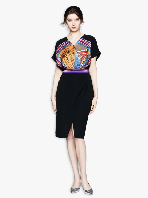 

JC Collection Black Sheath Dress