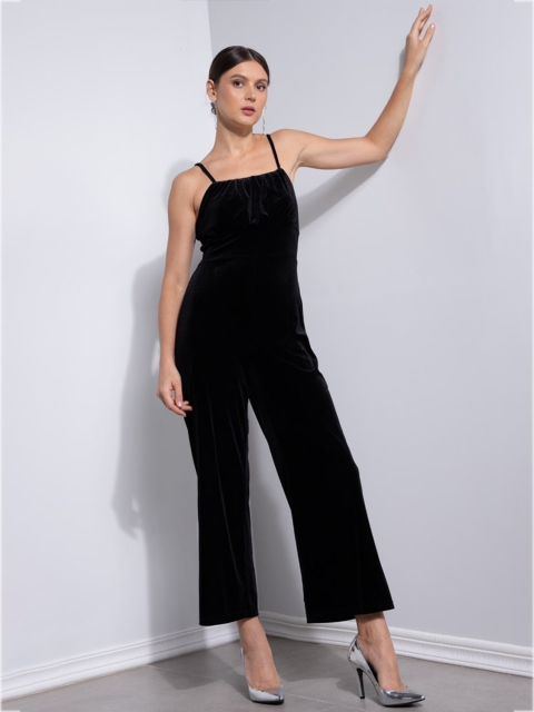 

ZALORA OCCASION Black Solid Basic Jumpsuit