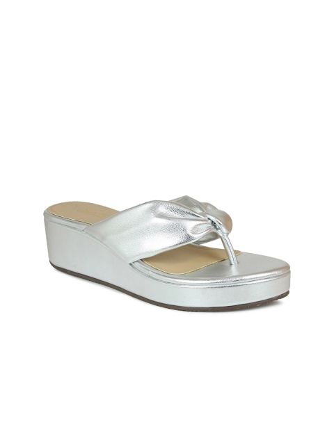 

Inc 5 Silver-Toned Wedge Sandals