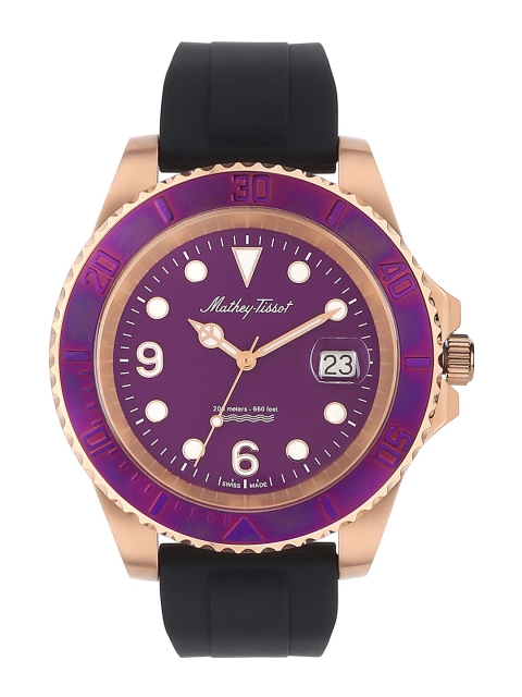 

Mathey-Tissot Men Purple Dial Analog Watch H909PVI