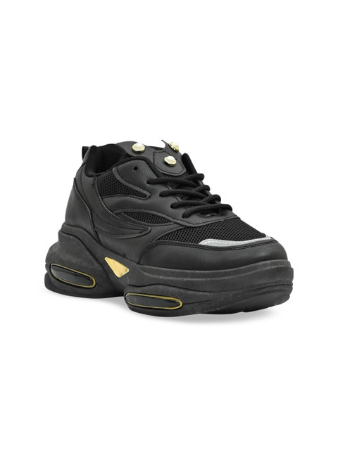 

Jove Women Black Sneakers