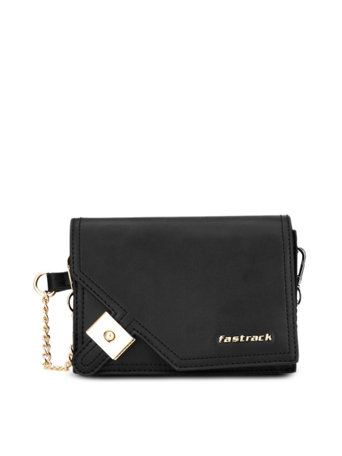 

Fastrack Women Black Solid Waist Pouch
