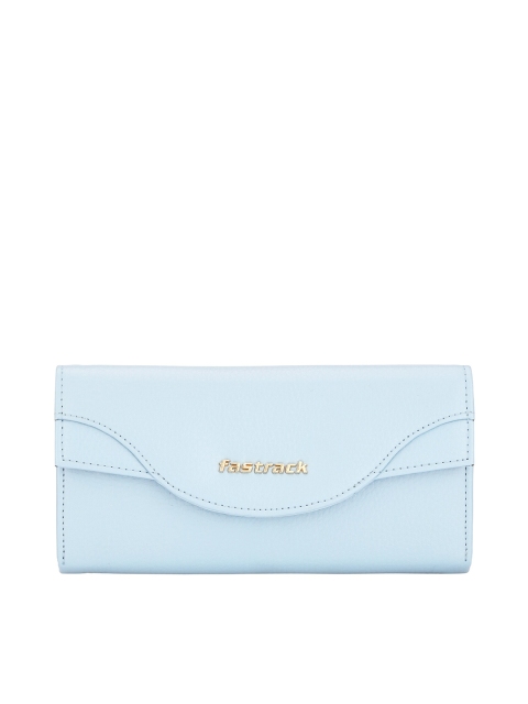 

Fastrack Women Turquoise Blue PU Envelope Wallet