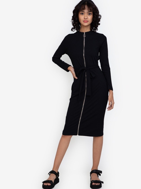 

ZALORA BASICS Black Sheath Dress