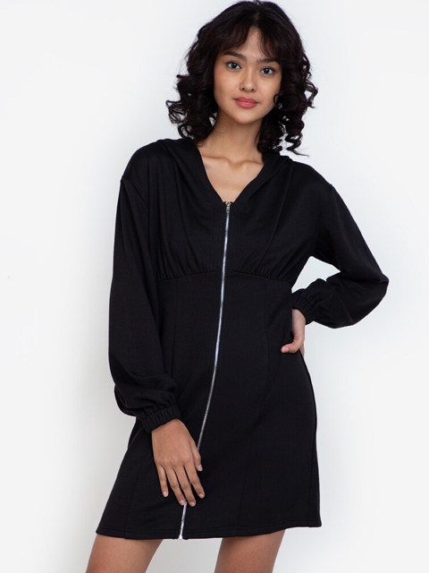 

ZALORA BASICS Black Sheath Mini Dress