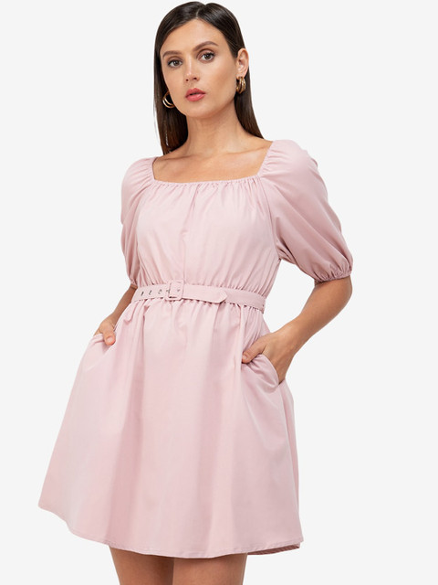 

ZALORA WORK Pink A-Line Dress