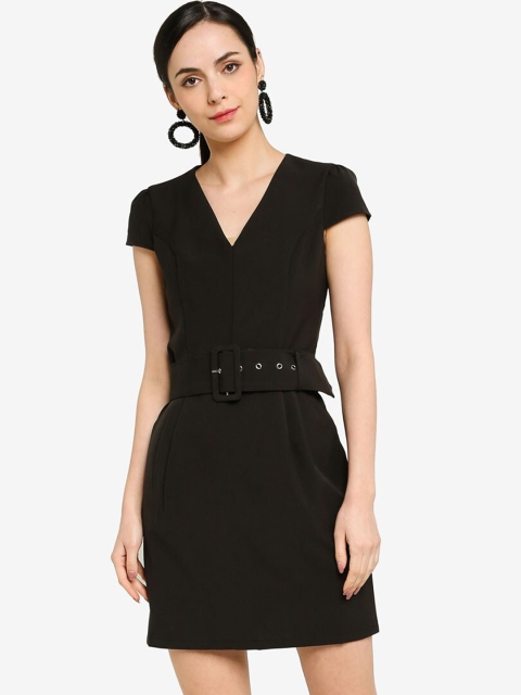 

ZALORA WORK Black A-Line Dress