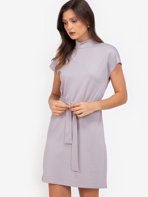 

ZALORA WORK Grey A-Line Dress