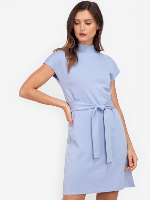 

ZALORA WORK Blue A-Line Dress