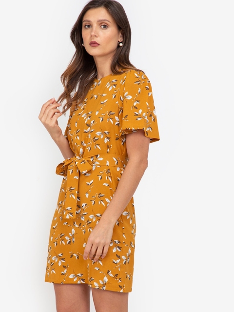 

ZALORA WORK Multicoloured Floral A-Line Dress, Multi