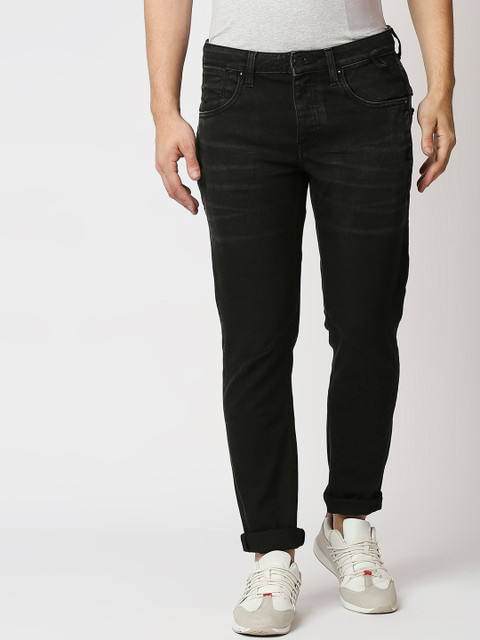 

WAIMEA Men Black Sturdy Slim Fit Stretchable Denims