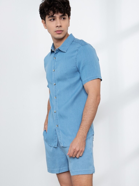 

ORIGIN BY ZALORA Men Blue Casual Shirt