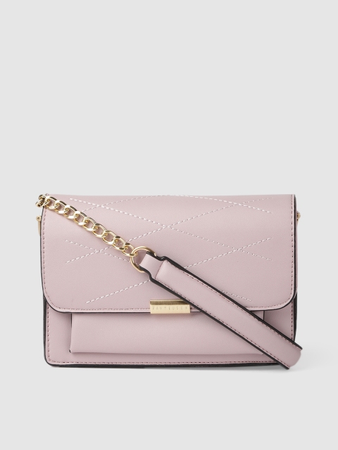 

Van Heusen Purple PU Structured Sling Bag