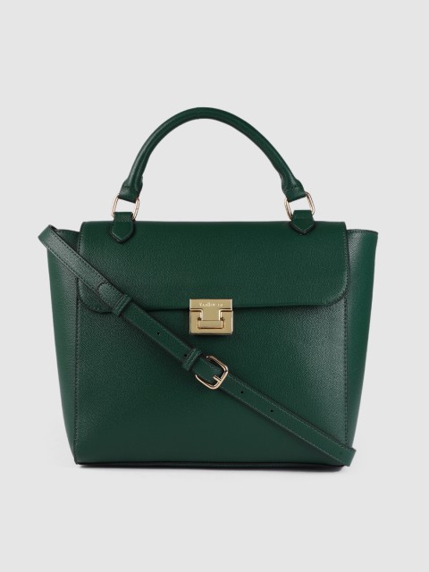 

Van Heusen Green PU Structured Satchel