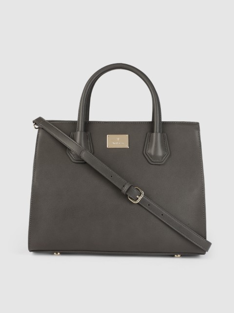 

Van Heusen Grey PU Structured Satchel
