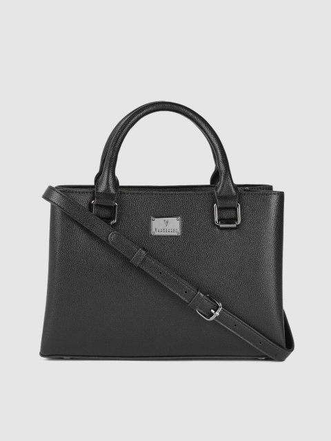 

Van Heusen Black Solid Handheld Bag