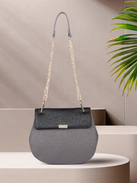 

Van Heusen Grey PU Structured Satchel