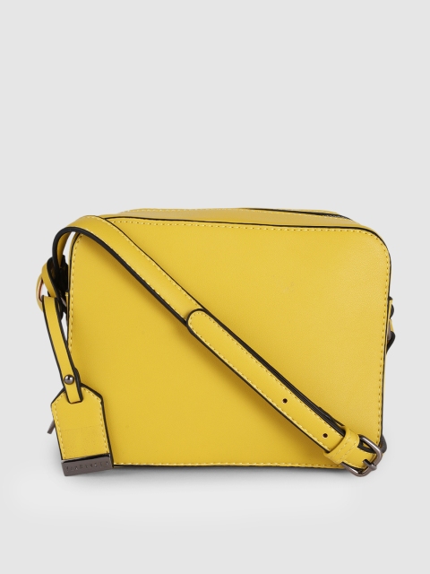 

Van Heusen Olive Green PU Structured Sling Bag