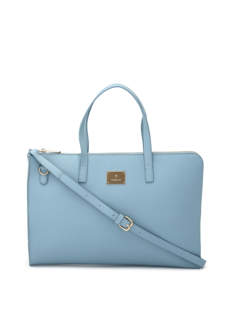 

Van Heusen Women Blue Solid Laptop Bag