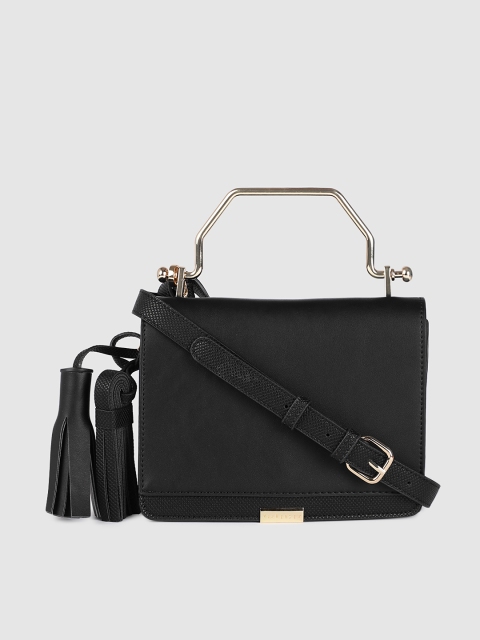 

Van Heusen Black Solid Satchel