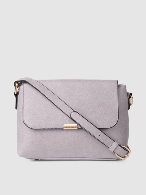 

Van Heusen Purple Textured Structured Sling Bag