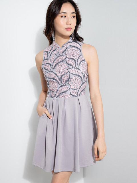 

ZALORA OCCASION Multicoloured Floral Mini Dress, Multi