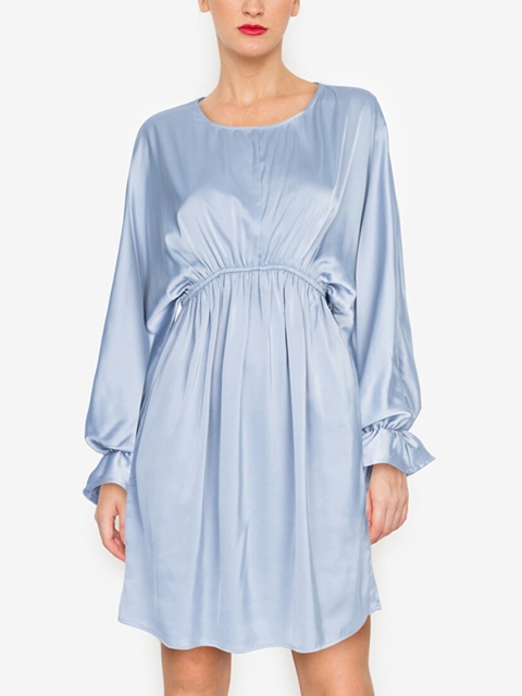 

ZALORA OCCASION Blue Blouson Mini Dress