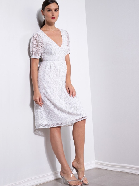 

ZALORA OCCASION White A-Line Mini Dress