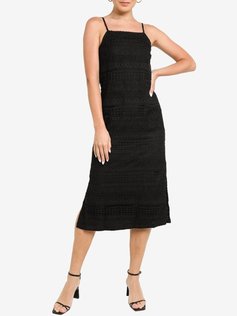 

ZALORA OCCASION Black A-Line Dress