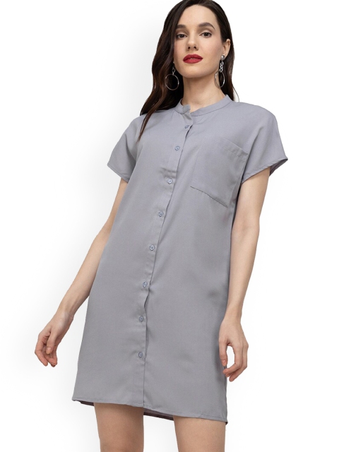 

ZALORA WORK Grey A-Line Midi Dress