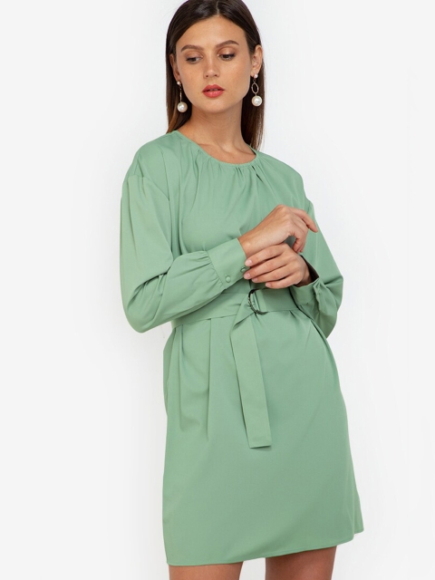 

ZALORA WORK Green A-Line Dress