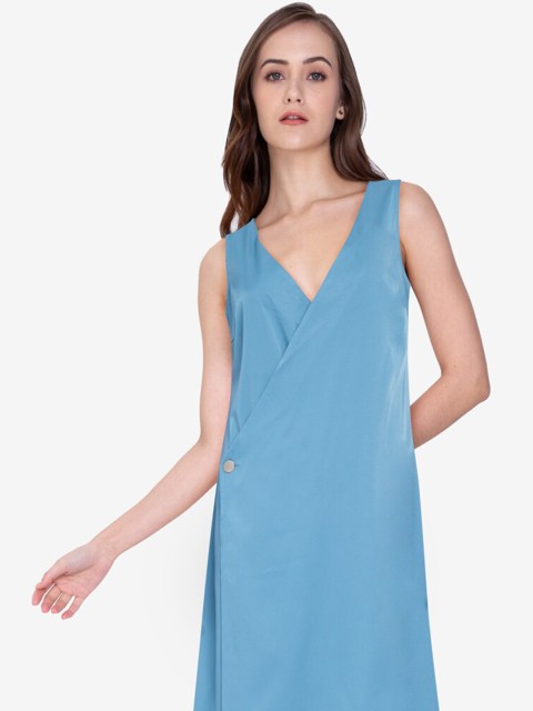 

ZALORA WORK Grey A-Line Dress