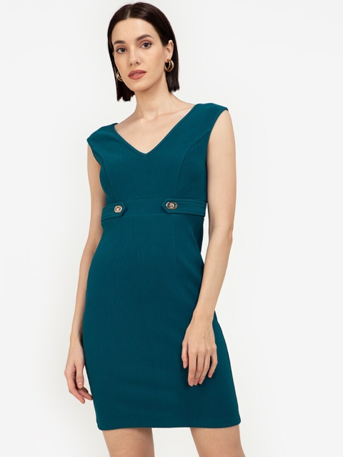 

ZALORA WORK Green Bodycon Midi Dress
