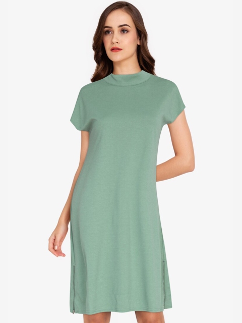 

ZALORA WORK Green A-Line Dress