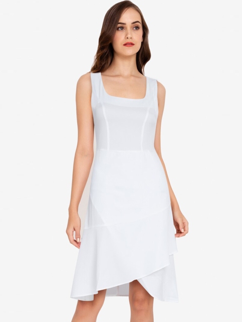 

ZALORA WORK White A-Line Dress