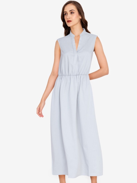 

ZALORA WORK Blue A-Line Maxi Dress