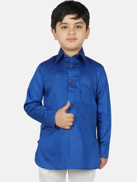 

SG YUVRAJ Boys Blue Kurta