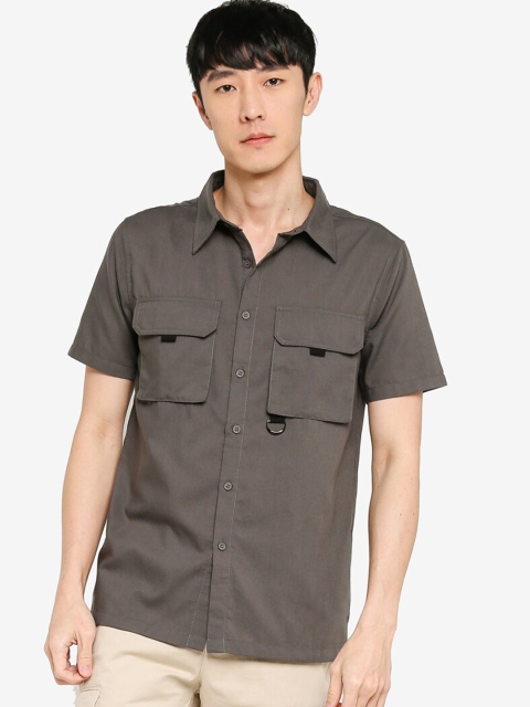 

ZALORA BASICS Men Green Casual Shirt