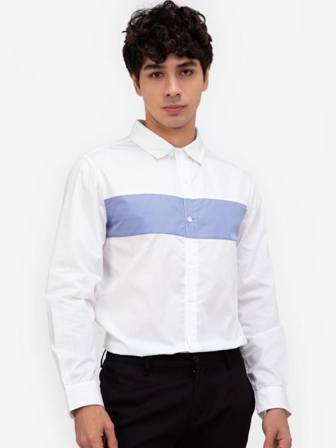 

ZALORA BASICS Men Multicoloured Colourblocked Casual Shirt, Multi