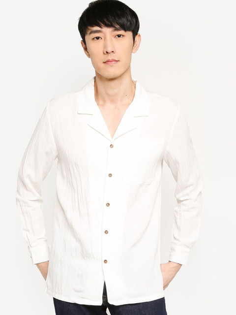 

ZALORA BASICS Men White Casual Shirt