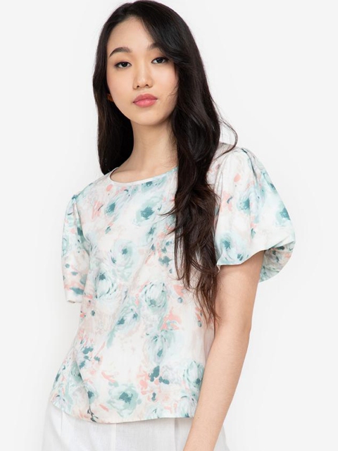 

ZALORA BASICS Women White Solid Top