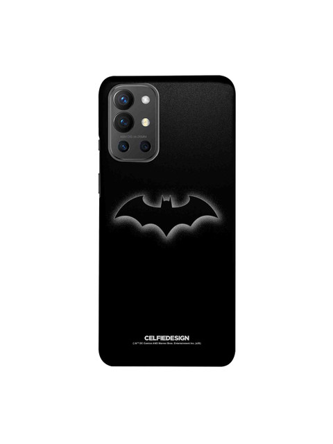 

CelfieDesign Black Batman Logo Superhero Printed OnePlus 9R Slim Back Cover