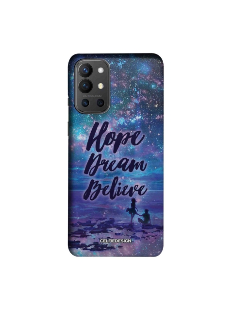 

CelfieDesign Blue & Black Hope Dream Believe OnePlus 9R Back Case