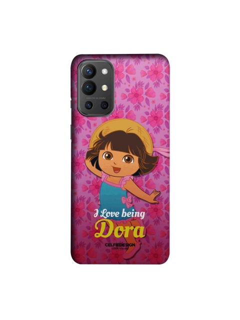 

CelfieDesign Multicoloured Lovely Dora OnePlus 9R Back Case, Multi