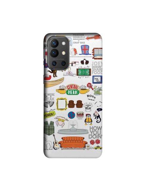 

CelfieDesign Multicoloured Friends Doodle OnePlus 9R Back Case, Multi