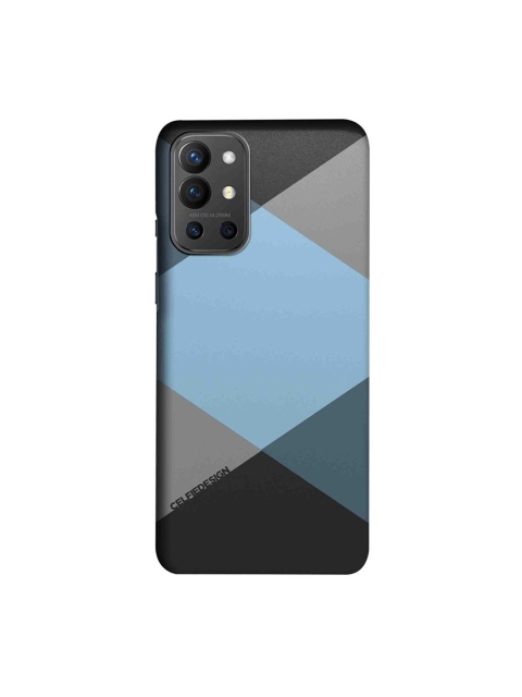 

CelfieDesign Multicoloured Criss Cross Blugrey OnePlus 9R Back Case, Multi