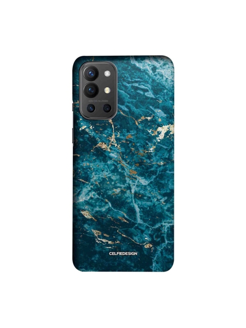 

CelfieDesign Blue & Gold Marble OnePlus 9R Back Case