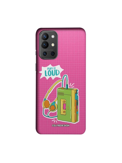 

CelfieDesign Multicoloured Walkman OnePlus 9R Back Case, Multi