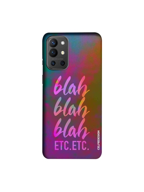 

CelfieDesign Mulicoloured Blah Blah OnePlus 9R Back Case, Multi